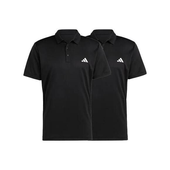 Adidas AEROREADY Tennis Fab Polo Shirt Black L - Picture 2 of 8